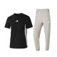 
Adidas women's sports suit 25 summer new running training breathable quick-drying short-sleeved T-shirt woven trousers two-piece set two-piece set/trendy match S