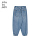 Jnby от Jnby New Style Jiangnan Clate Cloth Детская детская одежда конусные брюки Осенние мальчики и девочки 1O7E11730 993/джинсовая глубокая орхидея 140 см.