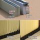 He Jiangong Chinese-style sliding door living room balcony partition invisible folding door without punching honeycomb movement A9276 frame coffee color