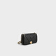 Charles/Keith25 Summer Nuevo producto Fashion Cadena de diamantes Un hombro Crossbody Bag Square Bols
