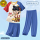 G.DUCKKIDS儿童睡衣小男孩莫代尔薄款夏季男童中大童三件套家居服哪吒春夏天 1M--ST-12353 170 22码(160-165)cm