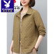 
Playboy (PLAYBOY) middle-aged mother casual literary short jacket for women in 2025 spring and autumn new large loose and fashionable thin jacket off-white XL 110-120Jin [Jin equals 0.5 kg]
