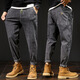 QLTQZQ Sommerelastische Jeans für Männer gerade und Tidbits lose plus Fettpluig-Größe dünne, zerrissene Neun-Punkte-Hosen lassen sie schlank und vielseitig aussehen. Dunkelblau 9901 No Elastic S Größe 28 (100 Jin [Jin ist gleich 0,5 kg] Verschleiß herum))