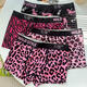 Mie Lanat Herren Unterwäsche Leopardenmuster Ice Seide vier Ecke Pink sexy Boxerhosen Low Taille 7A Crotch Modable Boy 1375+1376+13783 Strips 4xL180-200jin [Jin gleich 0,5 kg]