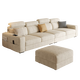 Dudumeijia Multifunktional einstellbares Wohnzimmer 2025 Neues Baumwoll-Leinensofa Kleine Wohnung Demontage und Waschleistung Chenille Sofa 116#