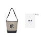MLB New York Yankees Letters Large Logo Decorative Casual Academy Style Adjustable Shoulder Straps Canvas Water Pack Basic Package (Bag)