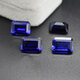 Qianjun 2025 new quality tanzanite sapphire loose stone rectangular blue main stone Sri Lanka rough stone 3X5mm