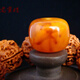 Mu Huanxun natural beeswax bucket beads wheel beads old type beads loose beads pier diamond star moon bodhi top beads with beads spacer beads old honey dark red diameter 18 thick 13mm