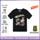 Gucci Gucci Disney Co-marquée Modèle [Costume de printemps] Pilluche de cou rond imprimée Sleeves courtes pour femmes, cadeau de vacances, Xiao Zhan même modèle 565806-XJB66-9756 XS