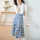 Olj Light Luxury Brand Dress for Women 2025 Summer Nuevo temperamento casual francés falda de dos piezas White S