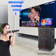 JBA outdoor square dance audio with display screen touch bass home karaoke school store meeting activities high-power trolley speaker wireless microphone large screen video machine new 21-inch screen 15-inch bass 13 units + 500G