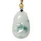 Manli Cui Guaranteed Price 11.11 Jade Floating Orchid Ruyi Pendant Hydrating Lucky Jade Pendant Necklace Large Gift with Certificate