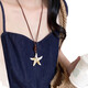 Collar de estrellas de mar Shimilad para mujeres 2025 NUEVA variedad diaria Cadena de nicho de suéter de martillo de martillo largo [collar de estrellas estrellas]
