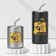 Créative Cat Coffee Thermos environnant Ins Internet Celebrity Water Cup Couples Cartoon mignon paille tendance 300 ml-bee Casual Cup BW5009 Cat and Mouse