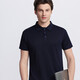 POLO shirt Jingxi self-operated counter quality men's and women's summer casual versatile short-sleeved T-shirts navy blue 4XL