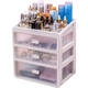 Yonghuan transparenter Speicherbox-Schubladen-Schminktisch Hautpflegeprodukte Maske Organizing Box Cabinet Desktop Speicher Rack 9276-Upgrade-Four-Layer-Internet-Promi-Modellmodell