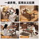 Jiayi solid wood bed computer table bedroom bay window table tatami kang table folding small coffee table bed study table desk