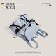 Woodpecker (TUCANO) nylon canvas bow backpack for women 2025 new trend Korean niche backpack large capacity commuting travel bag light blue