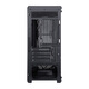 SAMA Kapibara M1 black desktop computer matx cooling main chassis with large air intake on the front panel/6 fan positions/240 water cooling positions/4 hard drive positions/Type-C reserved holes