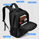 Seven Wolf Backpack Men's Large Capacity Backpack 2025 New Business Travel Computer Bag College School Bag Men Standard Four-layer Warehouse 23L-15.6-inch Computer