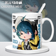 Kyt Swimsuit Phoebe Canterella Zanne Sommer Battle Linkage Peripheraler Precision Becher Wasserbecher Kaffeetasse [weiße Single Tasse] TJ4877 Exquisit [Muk] + Löffel + Tasse Deckel + Coaster