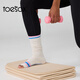 Toesox yoga socks mid-calf toe socks Pilates dance non-slip particle sports socks pile socks Slouch series soft pink S (size 34~38)