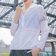 阿迪达斯 （adidas）女装 新款运动时尚经典休闲连帽透气夹克薄款梭织外套皮肤衣 FT2862-薄款 S 160/84A 建议90-105斤