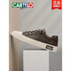 Katiles Crocodile Chaussures pour hommes décontractées Chaussures en cuir masculin Chaussures de sport pour hommes Chaussures en cuir authentiques Gleant Bleu Ice-7374-quatre saisons 40 Taille de chaussures de sport standard