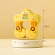 B.Duck little yellow duck baby swimming underarm ring newborn baby is safe, stable, not rolling sideways, waterproof, no inflatable life buoy