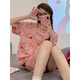 Xizhong 2024 Nouveau pyjama pour femmes en été, les filles à manches courtes de haute qualité, peuvent porter des vêtements à la maison à l'extérieur en été QG-6627 M
