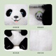 Yimei poupée panda géant poupée en peluche panda oreiller poupée poupée Halloween cadeau d'anniversaire pour les filles