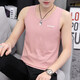 DONNJUNN Men's Clothing 2025 New Vest Inner Base Shirt Pure Cotton Undeformed Teenagers Fitness Outdoor Wear Middle School Students Group 07-M9708 White + M9793 Dark Gray M [Suggestions: 85Jin [Jin equals 0.5 kg] to 100Jin [Jin equals 0.5 kg]]