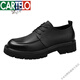 Zapatos de cuero de cartelo primavera para hombres transpirables negocios casuales casuales de estilo británico versátil de cabeza grande grueso espesel alto y bajo botas martin martin negros 6623 cuatro temporadas 41 talla de zapato de cuero estándar