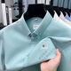 Classic Car (Laoyeche) reines Baumwollstickte am Sommer New Shirt Business Casual Dad Middle-Alter Herren-Baumwoll-Kurzarm-Shirt White 15272 48