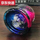 Qilicai yo-yo Anfänger Jo-Yo-Kinder leuchtende Aluminiumlegierung Anfänger Schlafwettbewerb Yoyo Ball Toys XLJ-Black Blue Silver Dots