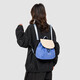 Modekontrastierende Rucksack für Frauen Rucksack Leichtgewicht und einfache Reisetasche School Tasche Bergstasche Neues Frauen -Casual -Rucksack Blau