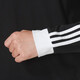 Adidas Clover Men's Top 2025 Spring Nouvelle mode T-shirt à manches longues décontractées en noir et blanc
