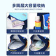 [Hailan Home Manufacturer] Kindergarten school bags for men, women, children, babies, primary school students backpacks for wear-resistant and waterproof peacock blue [fluorescent warning strip + waterproof material]