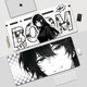 Ruqinlian Black and White Comic Style Tamps de souris pour super grandes hommes et femmes Plans de travail de bureau de travail personnalisés de bureau