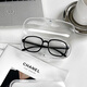 Dongha transparente Brille Box INS-Stil tragbare und stressresistente Studenten, Männer und Frauen, einfache und hochwertige Sonnenbrillen, hochwertige Aufbewahrungsbox, Brille Box + Brille Tuch