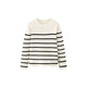 Mini Bala [milli shirt] New winter versatile sweater for boys and girls. White tone 00411 150