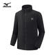 Mizuno Outdoor Jacket Men's Hooded Jacket Top Windproof Three-in-One Jacket Detachable Mountaineering Jacket Black 2XL