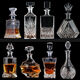 
European crystal glass wine bottle whiskey bottle foreign wine bottle wine glass with lid decanter wine utensil set wine pot 114-20115 set