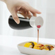 Home KATEI STORY Japanese glass soy sauce vinegar seasoning bottle control volume vinegar pot oil pot sesame oil bottle home kitchen special small bottle seasoning bottle 2-piece set 220ml