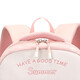 
Schoolbag for girls, junior high school students, high-capacity, high-value, cute primary school students, lightweight burden reduction backpack XYF-1428# pink
