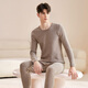 Fenton Men's Thermal Underwear Giant Thick Locking Warmth Autumn and Winter New Slim Fit Bottoming Thermal Underwear Set