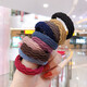 Million sales thick high elastic basic hair band Korean style simple hair tie towel headband 30 pieces