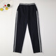 Buenpu School uniform pants for primary and secondary school students in spring and autumn children's dark gray baseball uniform pants for girls and boys gray navy blue school pants gray straight 677B 170 cm