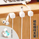BEYZK Cable Magnetic Cable Processor Desktop Data Cable Storage and Clasing Wire accesorio Snap Mobile Carging Cable Cube 60 Clientes Elija Square Black 12 PAQUETES