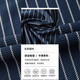Sommer Eisseide Traaceless gestreiftes kurzärmeliges Hemd für Männer Daddy Anzug Business Casual Thin Style Trendy Anti-Falten-Hemd für Männer LZ717 Weiß 2xl [145-165Jin [Jin gleich 0,5 kg]]